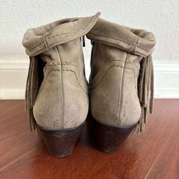 Sam Edelman Louie Fringe Suede Ankle Boot Size 8.5 - Picture 4 of 4